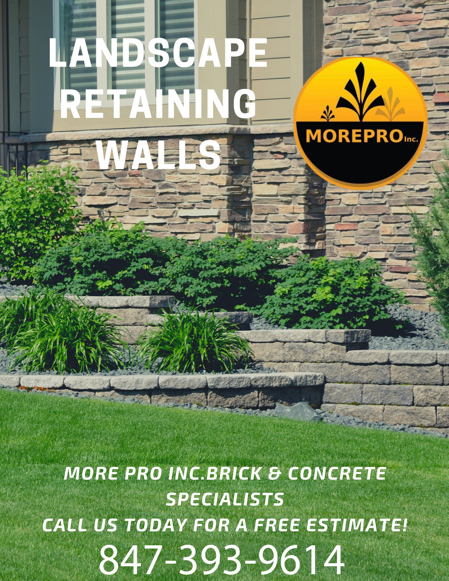 brick paver walkway with inserted lights